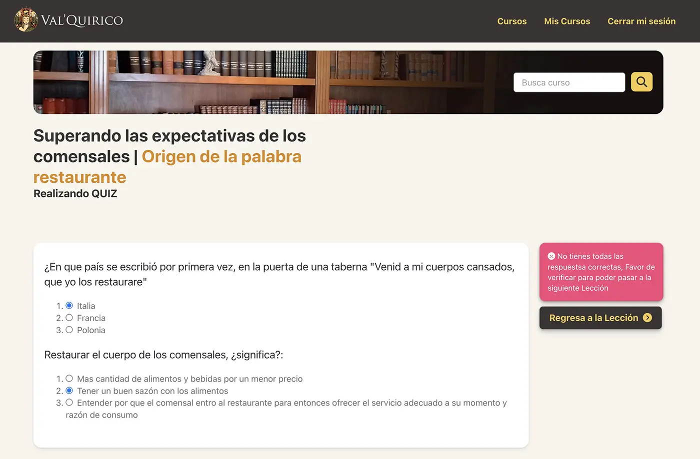 Sistema de Cursos en Línea - Vista 3