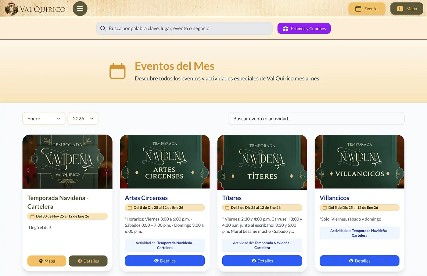 Sistema de Mapas personalizados - Vista 1