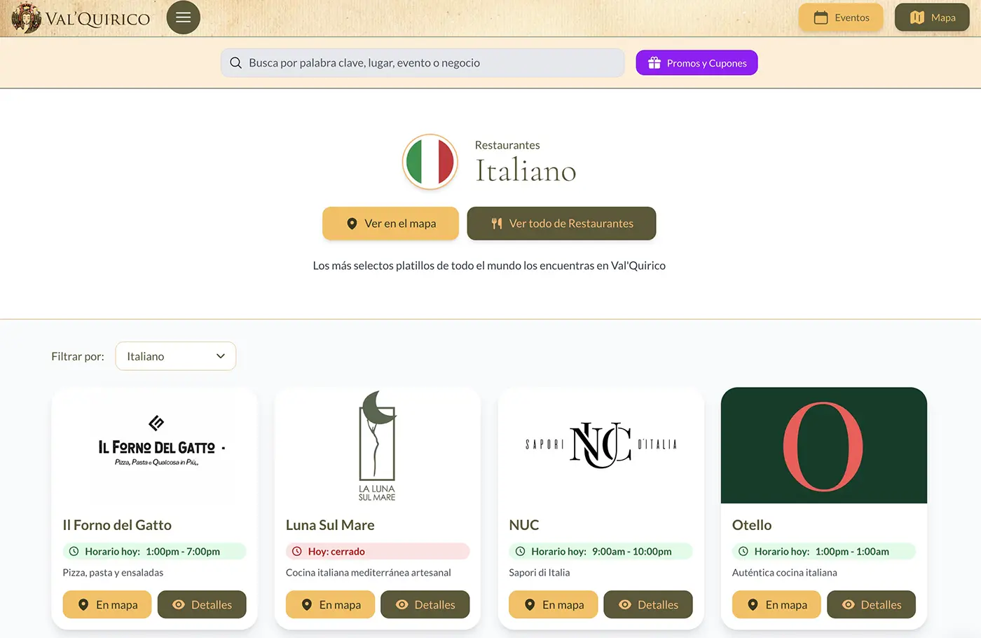 Sistema de Mapas personalizados - Vista 2