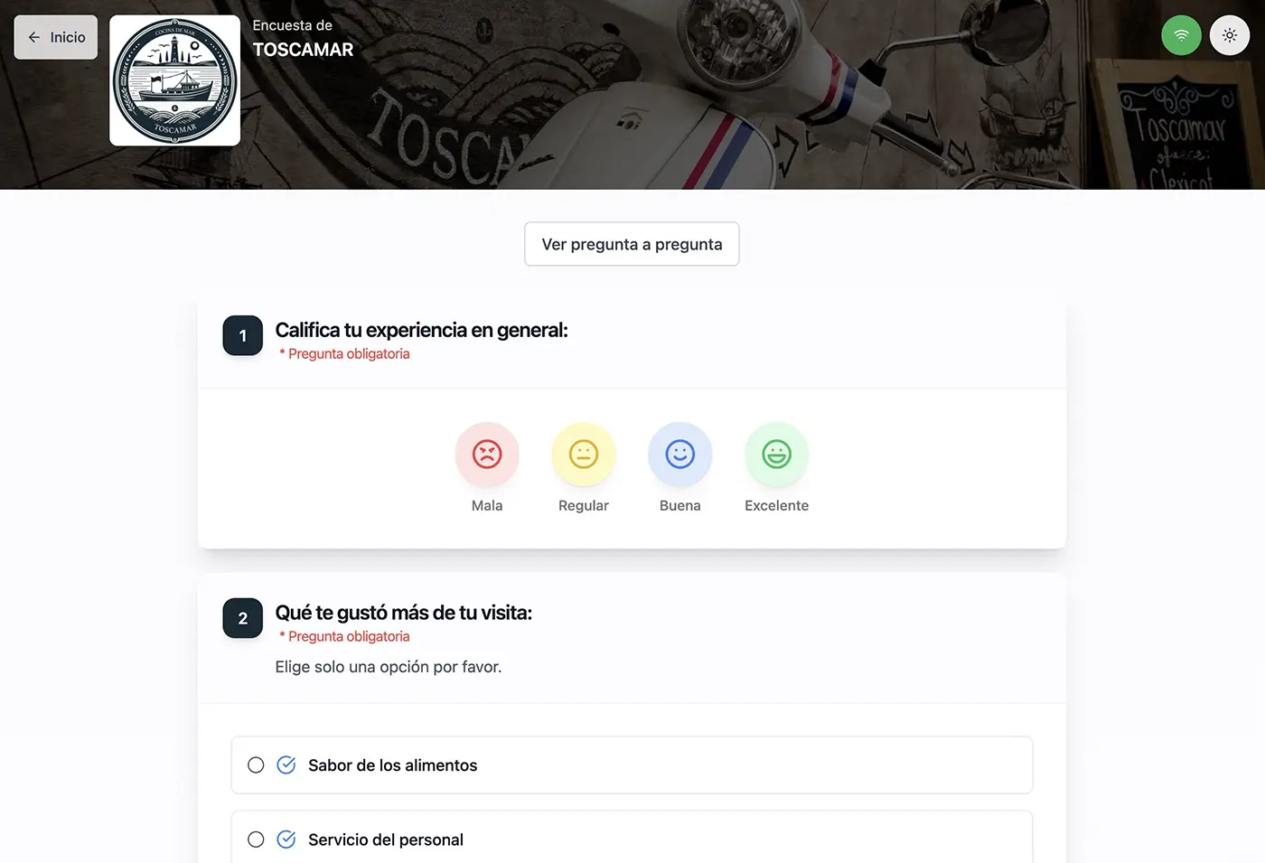 Sistema de Encuetas - Vista 2